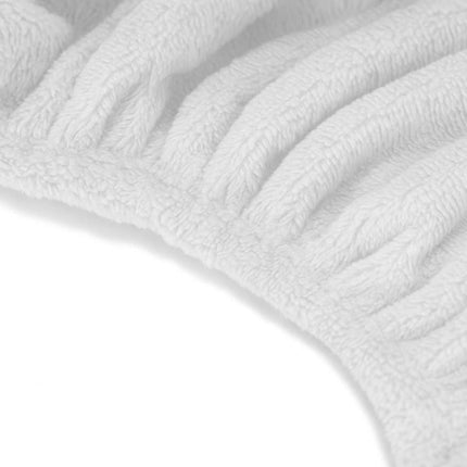 Microvezel hoofdsteunhoes voor massagetafel - Wit (2 stuks)