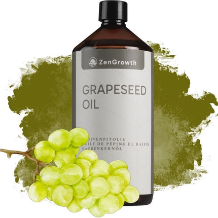 ZenGrowth Huile de Pépins de Raisin 100% Naturelle 1l