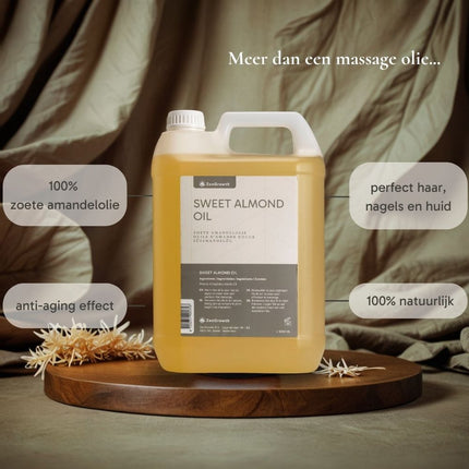 Huile d'Amande Douce ZenGrowth 100% Naturelle 5L