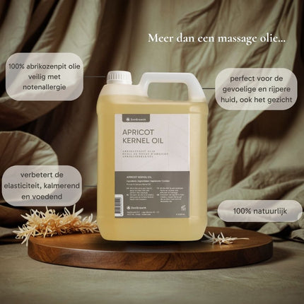 Huile de noyau d'abricot ZenGrowth 100% naturelle 5L