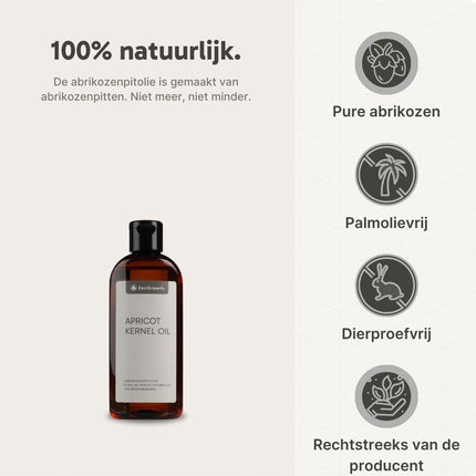 ZenGrowth Huile de Noyau d'Abricot 100% Naturelle 150ml