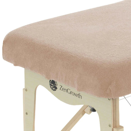Badstof Hoeslaken Massagetafel Lichtbruin