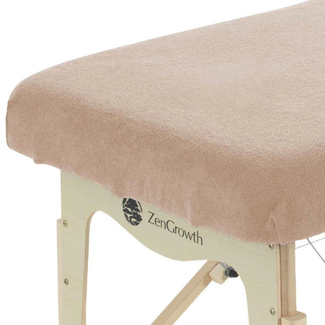 Badstof Hoeslaken Massagetafel Lichtbruin