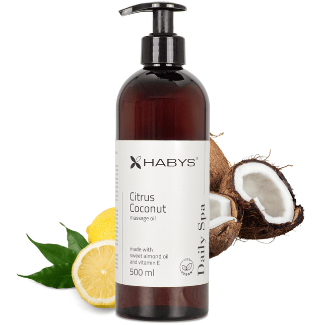 Huile de Massage Agrumes & Coco - 500ml