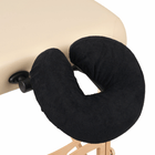 Housse de têtière éponge pour table de massage - Noir