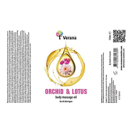 Huile de Massage Verana Orchidée Lotus - 1L
