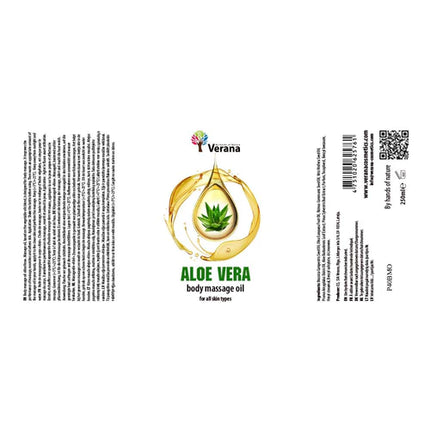 Verana Huile de Massage Naturelle Aloe Vera 250 ml