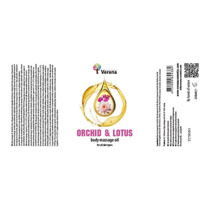 Verana Huile de Massage Orchidée Lotus - 250ml