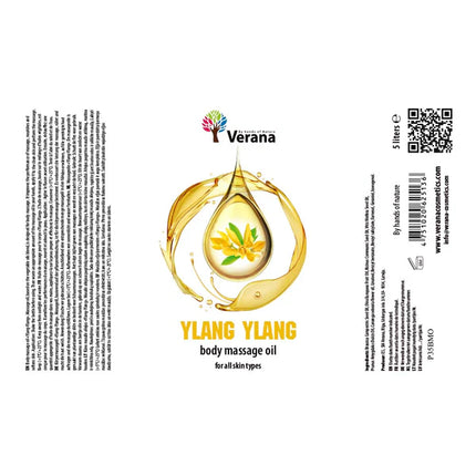 Huile de Massage Ylang Ylang Verana - 100% Naturelle - 5L