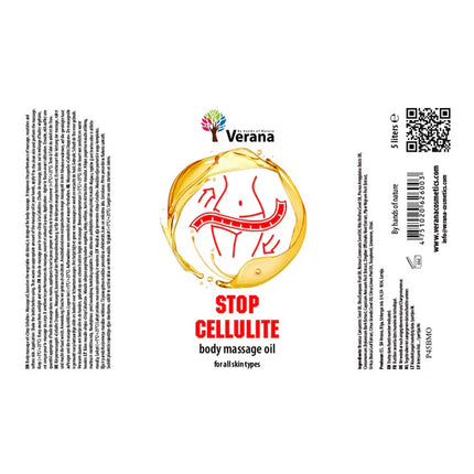 Verana Huile de massage Stop Cellulite - 100% Naturelle - 5L