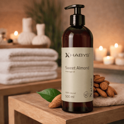Huile de massage Amande Douce - 100% Naturelle - 500ml