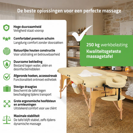 Table de massage pliable AVENO LIFE Sofia