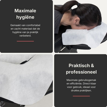 Housses de têtière jetables pour table de massage (100 pièces)