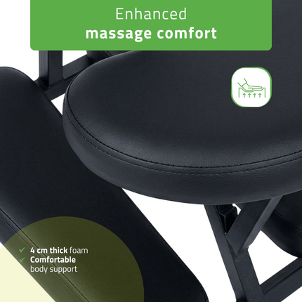 Fauteuil de massage pliable HABYS Flexo Noir