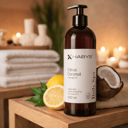 Huile de Massage Agrumes & Coco - 500ml