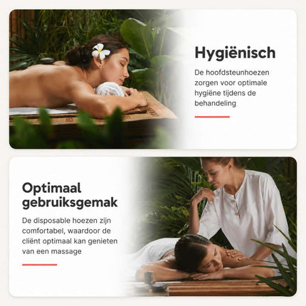 AVENO LIFE Housse jetable d'appui-tête avec élastique 50 pièces