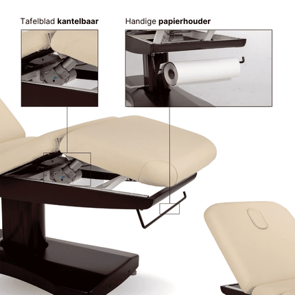 Table de massage électrique chauffante HABYS Libra 4 Crème