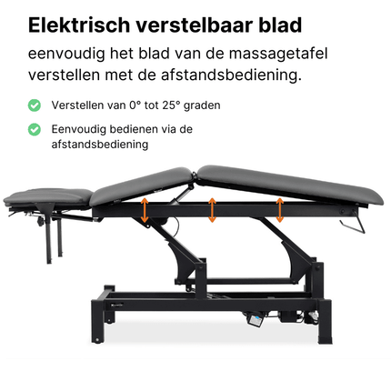 Table de massage électrique HABYS Fortis 5 Gris