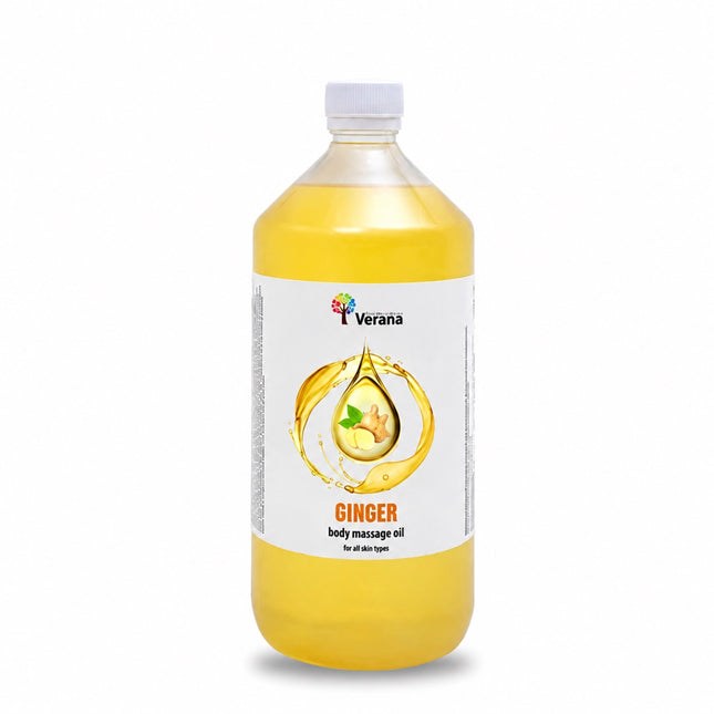 Huile de Massage au Gingembre Verana - 100% Naturelle - 1L