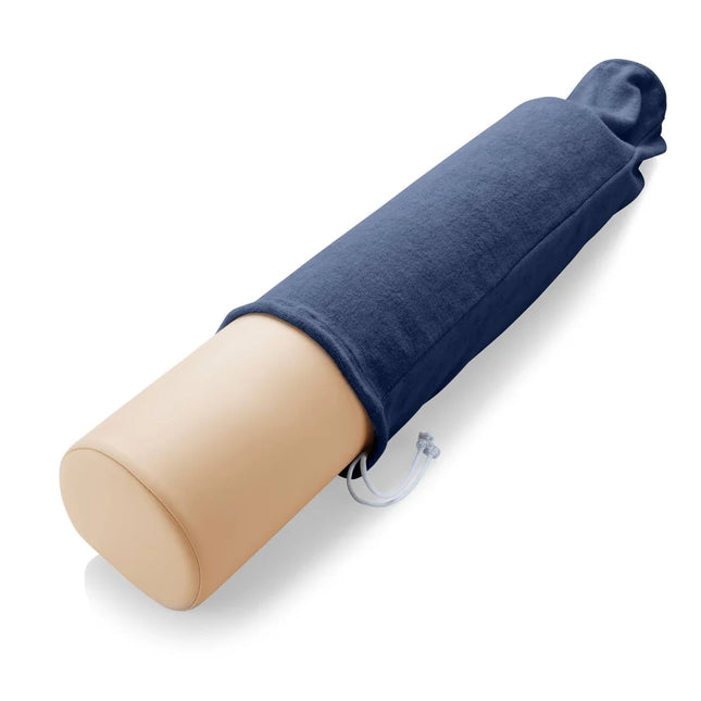 ZenGrowth Badstof Knierol Overtrek Marineblauw