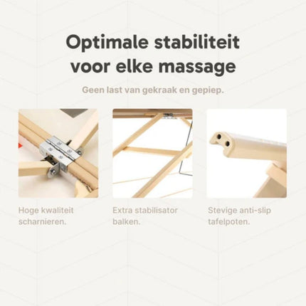 ZenGrowth Zwangerschapsmassagetafel Inklapbaar Ipanema Mocca