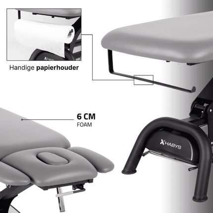 Table de massage électrique HABYS Agila 4 Grise