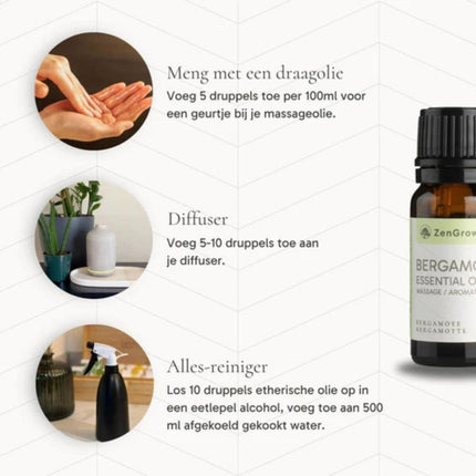 ZenGrowth Huile Essentielle Bergamote 10ml