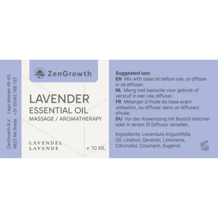 ZenGrowth Huile Essentielle Lavande 10ml