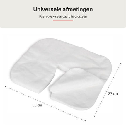 Housses de têtière jetables pour table de massage (100 pièces)