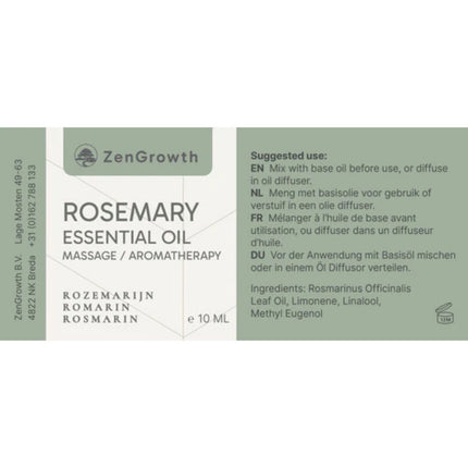 ZenGrowth Huile Essentielle de Romarin 10ml
