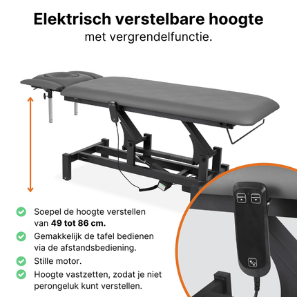 Table de massage électrique HABYS Fortis 4 Gris