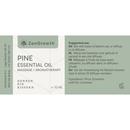 ZenGrowth Huile Essentielle Pin 10ml