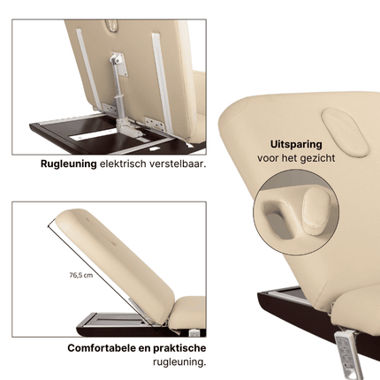 Table de massage électrique chauffante HABYS Libra 4 Crème