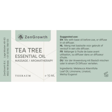 ZenGrowth Huile Essentielle Arbre à Thé 10ml