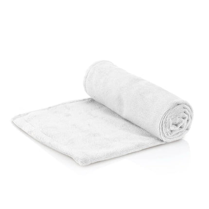 2x Microvezel massage handdoek 45 x 90 cm wit