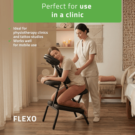 Fauteuil de massage pliable HABYS Flexo Noir
