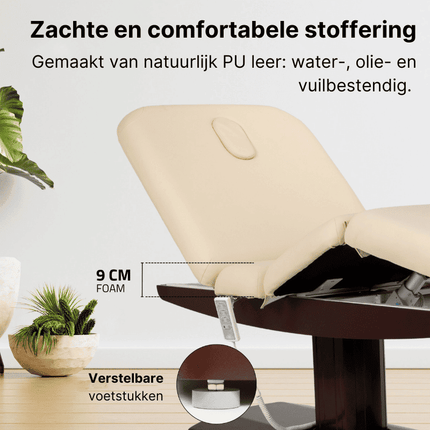 Table de massage électrique chauffante HABYS Libra 4 Crème
