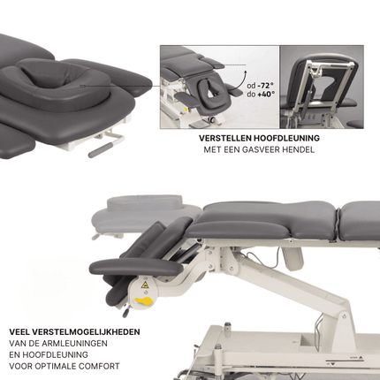 Table de massage électrique HABYS Evero X7 Gris