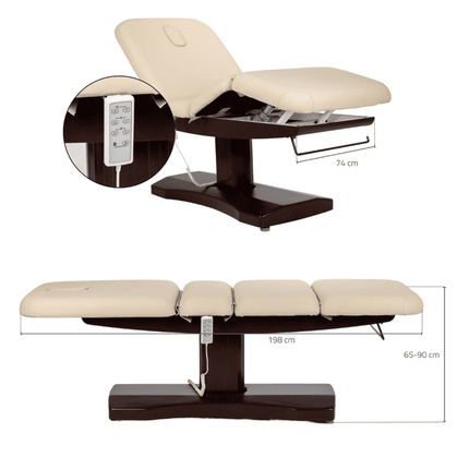 Table de massage électrique chauffante HABYS Libra 4 Crème