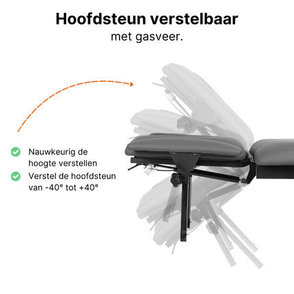 Table de massage électrique HABYS Fortis 4 Gris