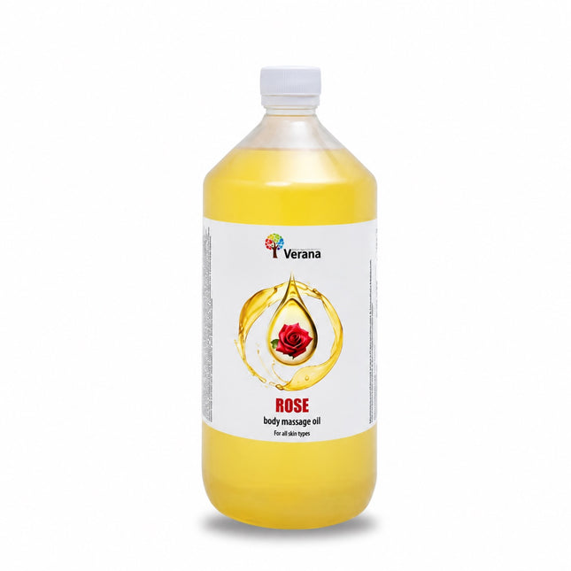 Huile de massage Verana Rose - 100% naturelle - 1L