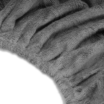 Microvezel hoofdsteunhoes voor massagetafel - Grijs (2 stuks)