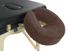Badstof hoofdsteunhoes massagetafel - Chocoladebruin