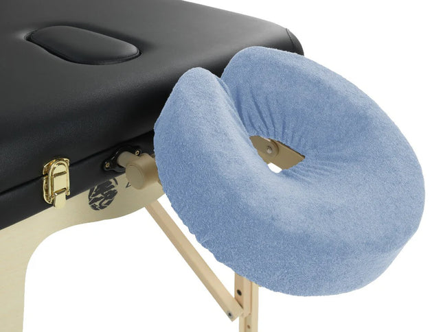 Badstof hoofdsteunhoes massagetafel - Lichtblauw