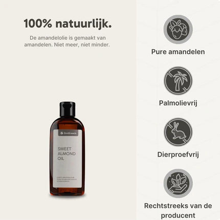ZenGrowth Huile d'Amande Douce 100% Naturelle 150ml