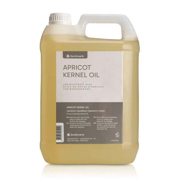 Huile de noyau d'abricot ZenGrowth 100% naturelle 5L