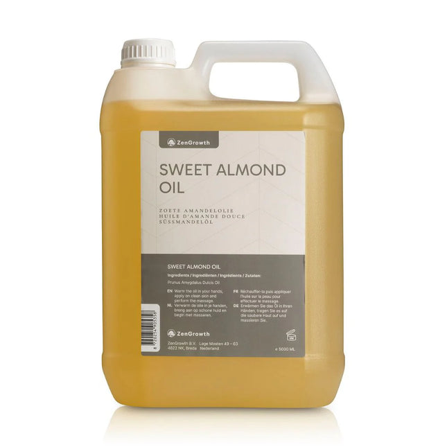 Huile d'Amande Douce ZenGrowth 100% Naturelle 5L