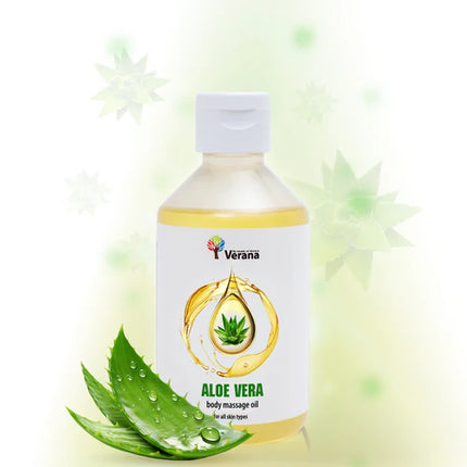 Verana Huile de Massage Naturelle Aloe Vera 250 ml