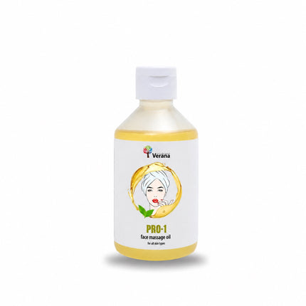 Huile de massage visage Verana PRO-1 - 100% Naturelle - 250ml