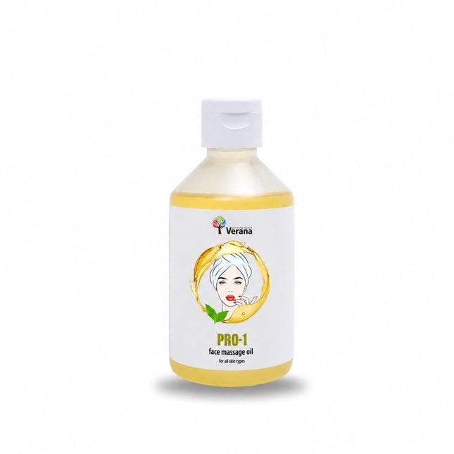 Huile de massage visage Verana PRO-1 - 100% Naturelle - 250ml
